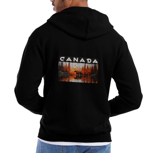 Canada Wilderness Art - Champion Unisex Full Zip Hoodie