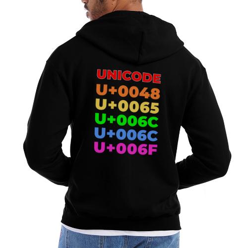 Hello, in unicode - Champion Unisex Full Zip Hoodie