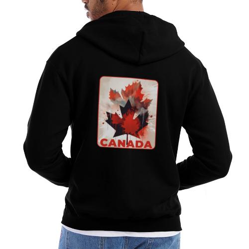 Canada Inked Leaf - Champion Unisex Full Zip Hoodie