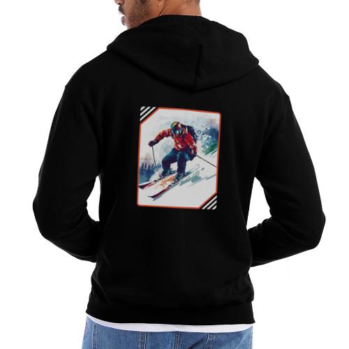 Skiing is Life - Champion Unisex Full Zip Hoodie