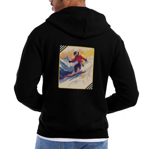 Skiing Through Snow Dreams - Champion Unisex Full Zip Hoodie