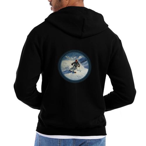 Skiing Power Moves - Champion Unisex Full Zip Hoodie