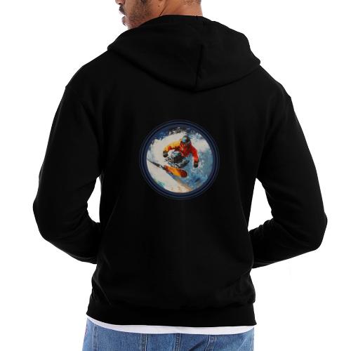 Snowboarding Rebel - Champion Unisex Full Zip Hoodie