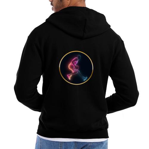 Basketball: Golden Court Glow - Champion Unisex Full Zip Hoodie