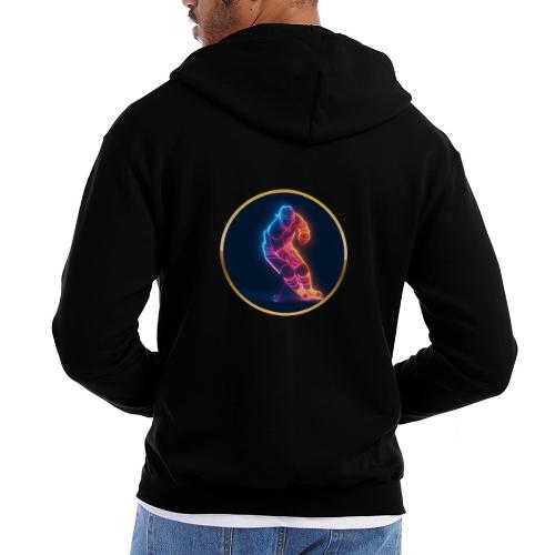 Hockey: Neon Hockey Sketch - Champion Unisex Full Zip Hoodie