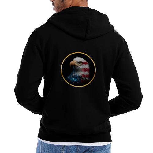 USA: Liberty Emblem - Champion Unisex Full Zip Hoodie