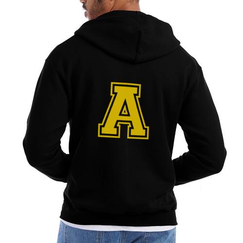 Letter A – Capital Athletic Alphabet Monogram - Champion Unisex Full Zip Hoodie
