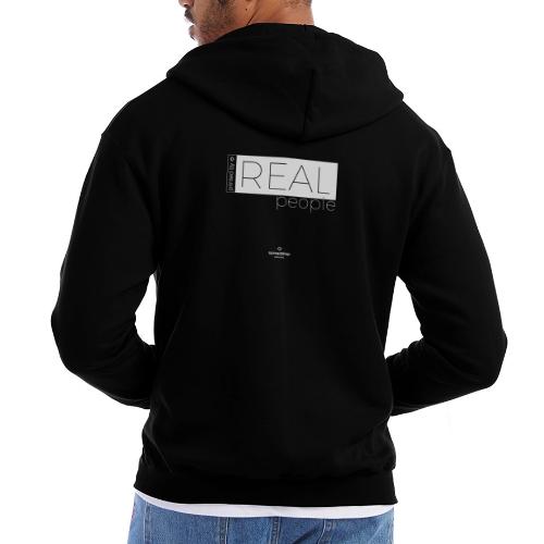 Real in white - Champion Unisex Full Zip Hoodie