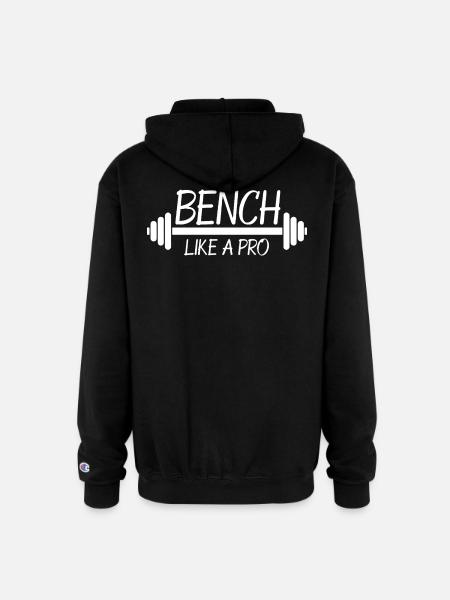 Bench Like A Pro - Champion Unisex Full Zip Hoodie - black