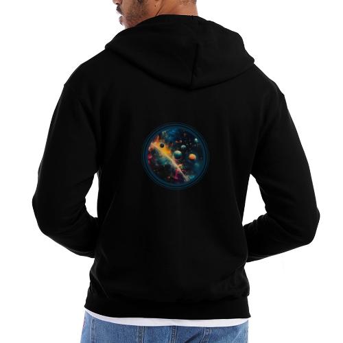 Painted Planetscape - Champion Unisex Full Zip Hoodie