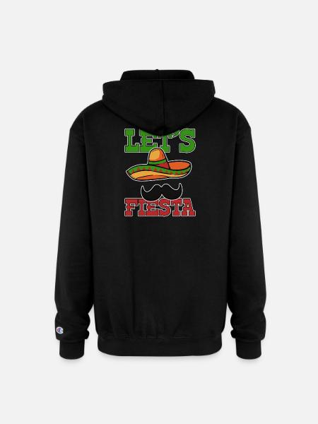 Cinco de Mayo Mexican - Champion Unisex Full Zip Hoodie - black