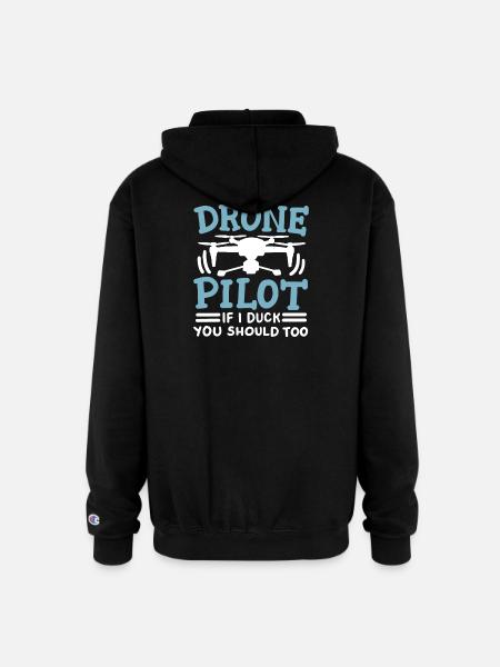 Drone Pilot - Champion Unisex Full Zip Hoodie - black