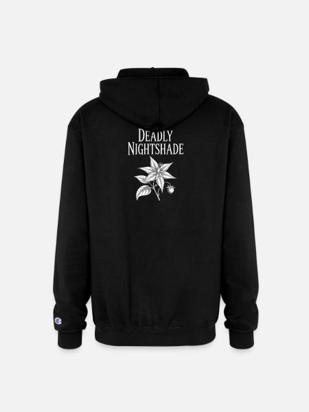 Deadly Nightshade Deadly Nightshade - Champion Unisex Full Zip Hoodie - black