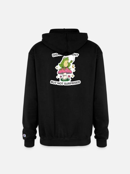 Disappointment But Not Surprised - Champion Unisex Full Zip Hoodie - black