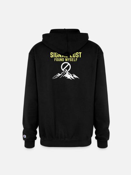 Signal Lost Found Myself - Champion Unisex Full Zip Hoodie - black