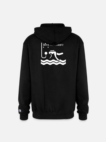 Reel_Adventure - Champion Unisex Full Zip Hoodie - black