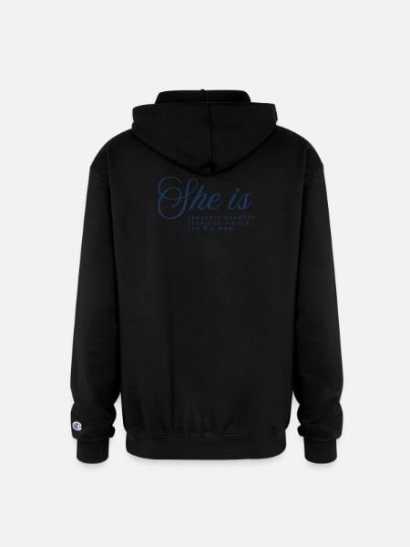 The Fearless Mother - Champion Unisex Full Zip Hoodie - black