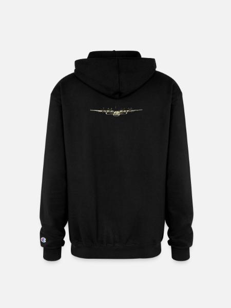 C-130 Herkules - Champion Unisex Full Zip Hoodie - black