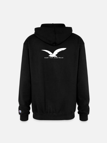 Can-t_Fly-_Run_Walk - Champion Unisex Full Zip Hoodie - black
