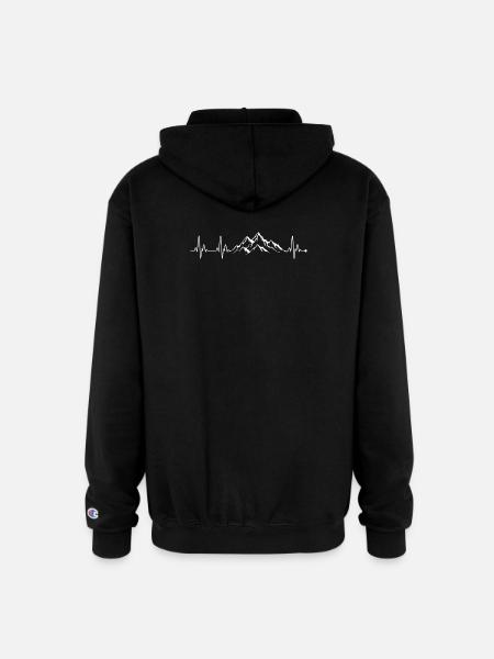 Mountain Beat Summit - Champion Unisex Full Zip Hoodie - black