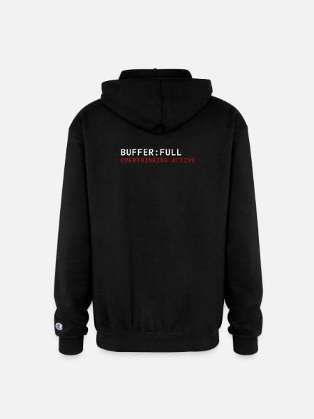 BUFFER: FULL – Mental Health Awareness | log_02 - Champion Unisex Full Zip Hoodie - black