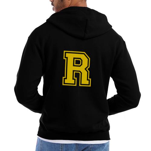 Letter R – Capital Athletic Alphabet Monogram - Champion Unisex Full Zip Hoodie