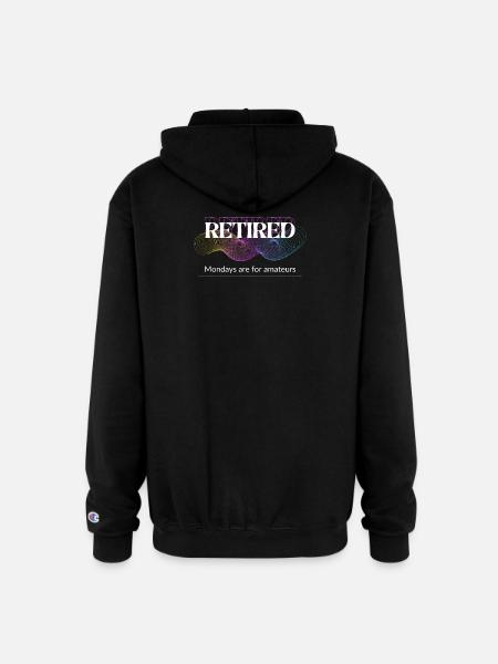 Unique Retirement Gift - Champion Unisex Full Zip Hoodie - black