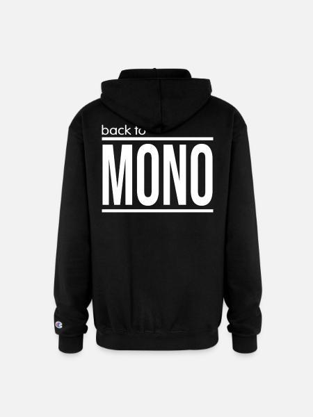 Back To Mono - Champion Unisex Full Zip Hoodie - black