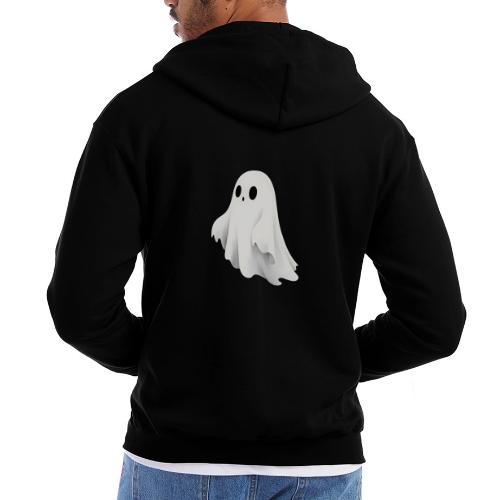 Cute Ghost Cartoon Design - Champion Unisex Full Zip Hoodie