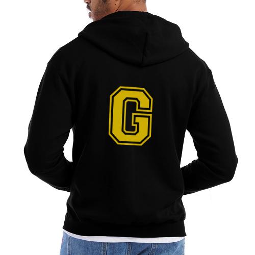 Letter G – Capital Athletic Alphabet Monogram - Champion Unisex Full Zip Hoodie