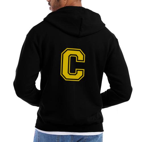 Letter C – Capital Athletic Alphabet Monogram - Champion Unisex Full Zip Hoodie