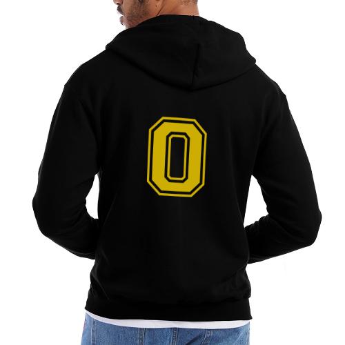 Letter O – Capital Athletic Alphabet Monogram - Champion Unisex Full Zip Hoodie