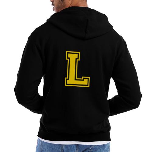 Letter L – Capital Athletic Alphabet Monogram - Champion Unisex Full Zip Hoodie