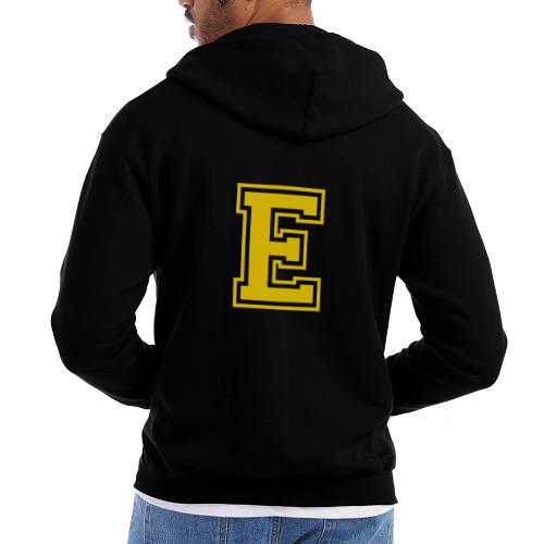 Letter E – Capital Athletic Alphabet Monogram - Champion Unisex Full Zip Hoodie