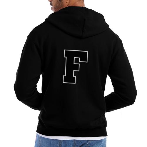 Varsity Letter F Athletic Monogram - Champion Unisex Full Zip Hoodie