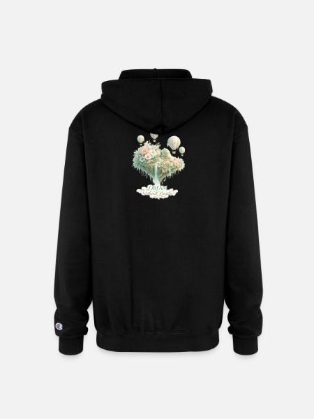 Dream Without Limits Float - Champion Unisex Full Zip Hoodie - black