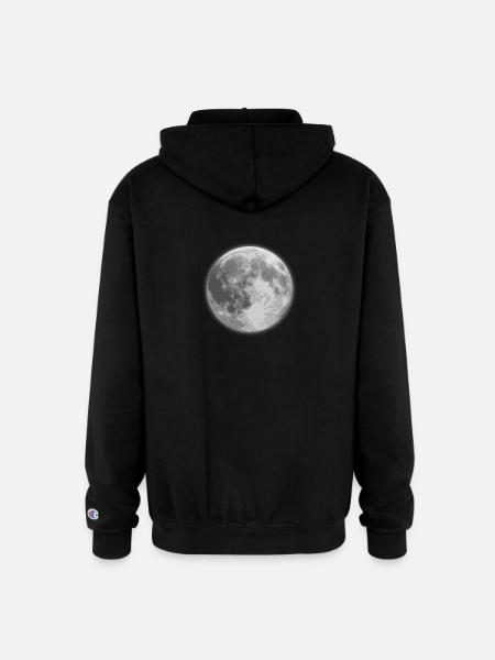 Lune - Veste à capuche Champion Unisexe - noir