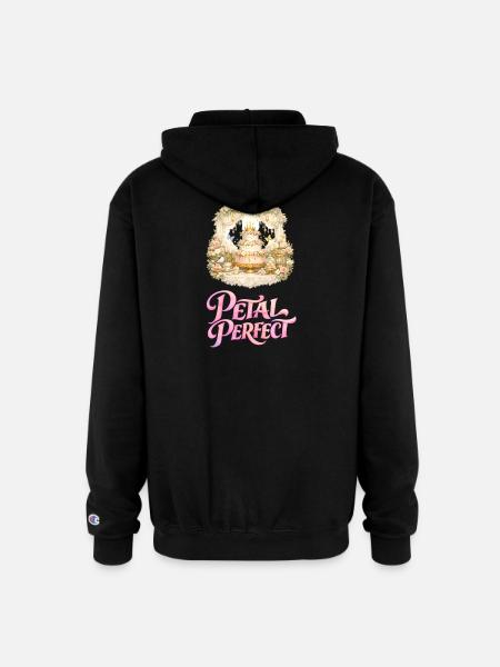 Petal Perfect Cake Scene - Champion Unisex Full Zip Hoodie - black