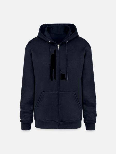 janitor - Champion Unisex Full Zip Hoodie - navy