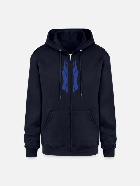 Swim Suit - Champion Unisex Full Zip Hoodie - navy
