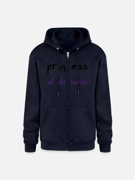 Princess of Darkness - Champion Unisex Full Zip Hoodie - navy