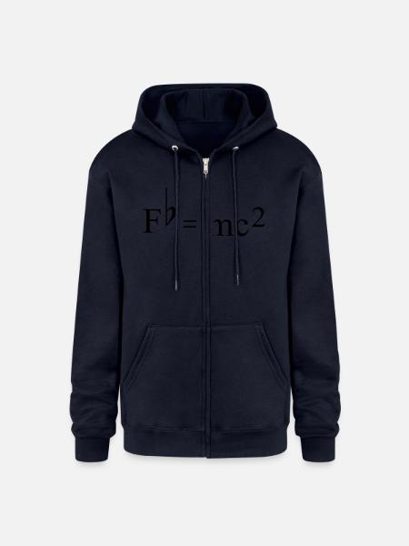 Fb=mc2 - Champion Unisex Full Zip Hoodie - navy