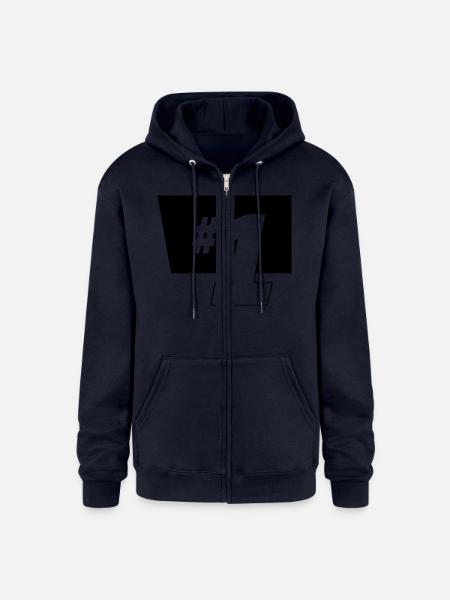 1 - Champion Unisex Full Zip Hoodie - navy
