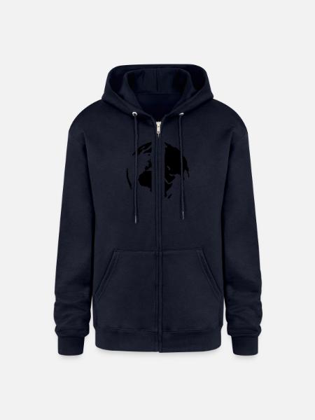 World - Champion Unisex Full Zip Hoodie - navy
