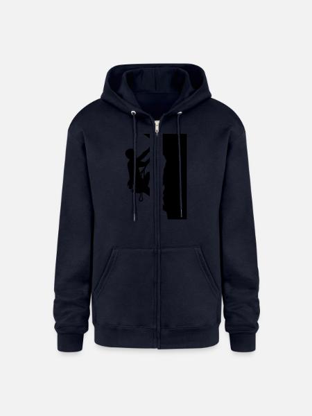 Climbing - Champion Unisex Full Zip Hoodie - navy