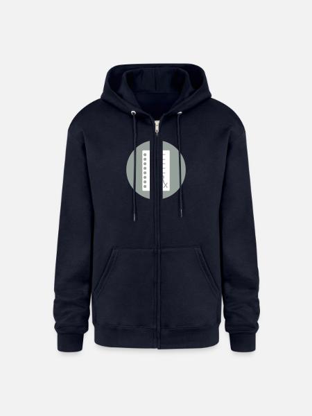 Prescription - Champion Unisex Full Zip Hoodie - navy