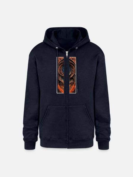 Fantastic Journey - Champion Unisex Full Zip Hoodie - navy