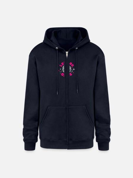 Let's Go Girls - Champion Unisex Full Zip Hoodie - navy