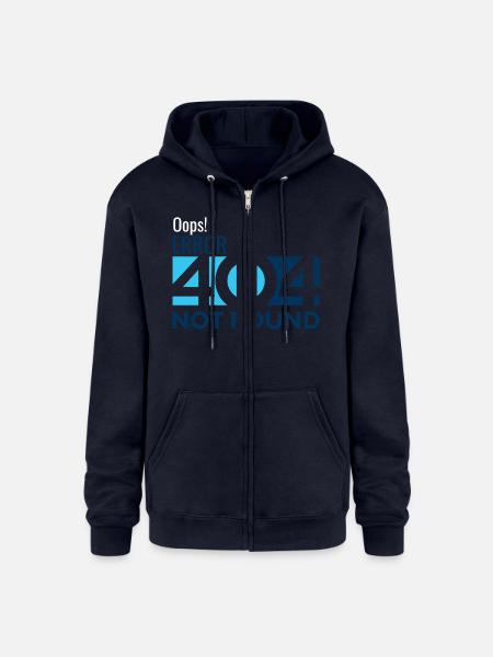 Oops! Error 404 - Champion Unisex Full Zip Hoodie - navy