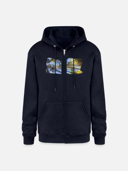 Skyward Pines - Champion Unisex Full Zip Hoodie - navy